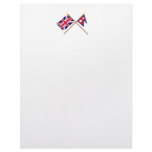 UK and Nepal Crossed Flags letterhead