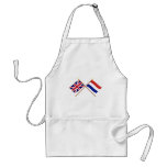 UK and Netherlands Crossed Flags Apron