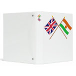 UK and Niger Crossed Flags binders