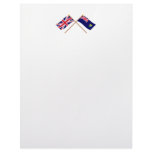 UK and Saint Helena Crossed Flags Letterhead
