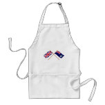 UK and Tristan da Cunha Crossed Flags aprons