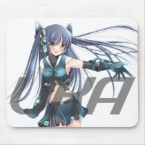 UK Anime Network white mouse pad mousepads by ukanime UK Anime Network white mouse pad mousepads