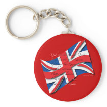UK Anthem Blk Keychains