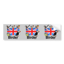 UK Birder Bumper Sticker