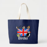 UK Birder Jumbo Tote Bag