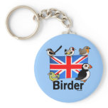UK Birder Basic Keychain