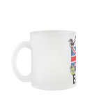 UK Birder Frosted Glass Mug