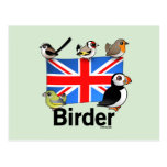 UK Birder Postcard