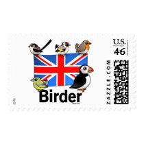 UK Birder Postage Stamps