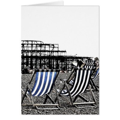 (UK) Brighton Deck Chairs card