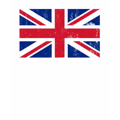 UK British GB Flag Tshirt by strk3