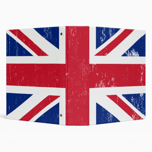 UK British Great Britain England English Flag Binder Zazzle