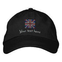 UK Cap - UK Flag Hat Embroidered Baseball Caps