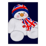 UK Christmas Snowman cards