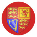 UK COAT OF ARMS stickers