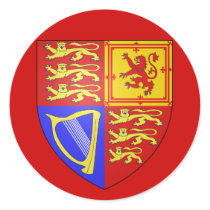 UK COAT OF ARMS stickers by dizzypixels UK COAT OF ARMS stickers