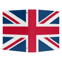 UK Flag binder