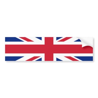 UK Flag Bumper Stickers