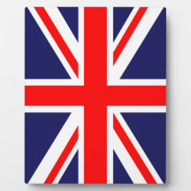 UK Flag Display Plaque