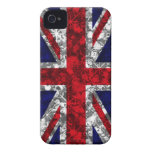 UK flag glitter silver iphone 4 barely case iPhone 4 Cover