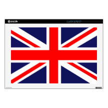 UK Flag Laptop Decal