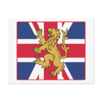 UK Flag Lion Post Cards