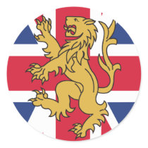 UK Flag Lion stickers