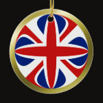 United Kingdom Fisheye Flag Ornament