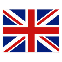 UK Flag Postcard