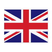 UK flag Union Jack postcard