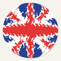 UK Gnarly Flag stickers