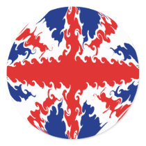 UK Gnarly Flag stickers