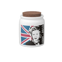 UK mourns Margaret Thatcher, England's Iron Lady Candy Jar