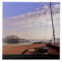 (UK) Old Brighton Pier Ceramic Tile