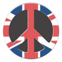 UK Peace Sign stickers by bumper2bumper UK Peace Sign stickers