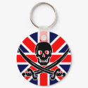 UK pirate flag. keychains by asyrum UK pirate flag. keychains