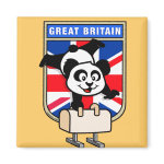 This is a cute design for pommel horse and gymnastics fans from the UK. Panda is performing a routine on the pommel horse, how cute! This Cute Union Gymnastics Dept shirt makes a cute gift for pommel horse fans and gymnasts!