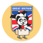 This is a cute design for pommel horse and gymnastics fans from the UK. Panda is performing a routine on the pommel horse, how cute! This Cute Union Gymnastics Dept shirt makes a cute gift for pommel horse fans and gymnasts!