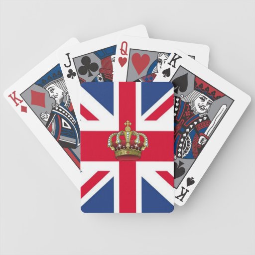UK Queen Crown Bicycle® Playing Cards