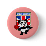 This is a cute shirt for table tennis players and fans. Panda loves to play table tennis in front of this flag of Great Britain! This table tennis panda shirt is a great gift for table tennis players and fans!