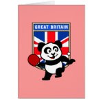 This is a cute shirt for table tennis players and fans. Panda loves to play table tennis in front of this flag of Great Britain! This table tennis panda shirt is a great gift for table tennis players and fans!
