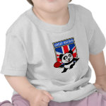 This is a cute shirt for table tennis players and fans. Panda loves to play table tennis in front of this flag of Great Britain! This table tennis panda shirt is a great gift for table tennis players and fans!
