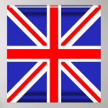 UK Union Jack Flag Poster Print