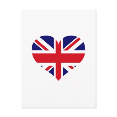UK Union Jack postcards