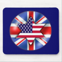 UK/USA FLAG MOUSEPAD mousepads
