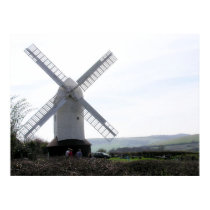 (UK) Windmill Print & Poster by webgrrl (UK) Windmill Print & Poster