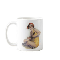 Uke Playing Flapper Mug