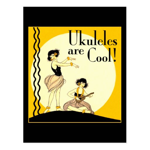 Ukes are Cool! Postcard