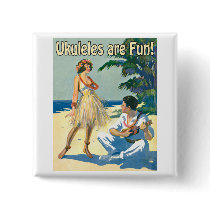 Ukes Are Fun! Button