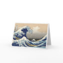 Ukiyo-e - Hokusai's Tsunami Card